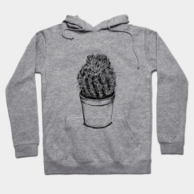 Cactus print Hoodie by rachelsfinelines